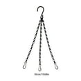 thumbnail image 2 of Youkk Metal Wide Application Rattan Hanging Chain Set For Hanging Baskets Adjustable Length Durable Metal Hanging Basket black Chain 50cm 1 Pc, 2 of 6