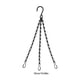 thumbnail image 5 of Cadenas colgantes Matsuzay Cesta colgante de metal negra 50 cm, 5 of 6