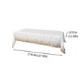 thumbnail image 4 of Guanhe 2Pcs Plastic Tablecloth 54” Wide x 108” Long Picnic Disposable Table Cover Rectangular Tablecover for Birthdays, Parties, 4 of 8