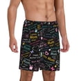thumbnail image 2 of Sikiie I love you Mom Mens Pajama Shorts, Lightweight Lounge Pant with Pockets Soft Sleep Pj Shorts for Men, 2 of 6