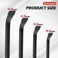 thumbnail image 4 of TOOLEAGUE Utility 4Pcs Pry Bar Set,8",12",18",24" Mechanic Hand Tools with Thicker Strike Cap Handle,Heavy Duty Pry Bar, 4 of 6