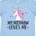thumbnail image 4 of Inktastic My Meemaw Loves Me Unicorn Girls Toddler T-Shirt, 4 of 5