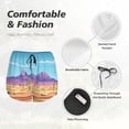 thumbnail image 6 of Lsque Pixel Desert Landscape Printed Women's Running Shorts with Liner Pockets,Elastic Quick Dry Workout Athletic Gym Yoga Shorts,Womens High Waist Shorts-XX-Large, 6 of 9