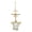 White, variant on 3D Sea Turtle Hanging Wall Ornament, Robust Coastal Nautical Theme Decor, Sturdy Resilient Room Hanging Accent with Rustic Rope for Nursery & Bathroom, 13.4"