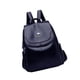 thumbnail image 5 of Mochila para mujer de piel sintética, ligera, moderna, con parte superior para portátil Azul, 5 of 9