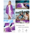 thumbnail image 5 of Purple Gold Beach Towels Oversized Super Absorbent, Abstract Flower Ombre Aesthetics Paint Lightweight Bath Towel Quick Dry Sets For Bathroom/Pool/Rv Camping/Beach Play/Gym Room/Picnic 31"x62", 5 of 8
