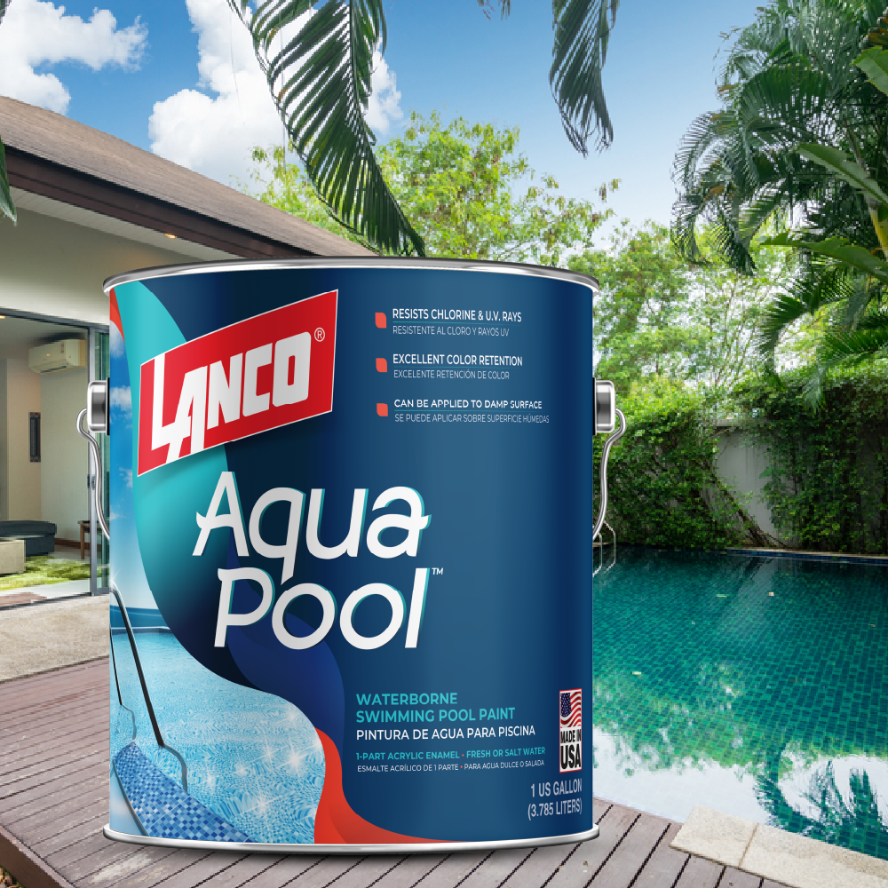 Lanco Aqua Pool White Finish, 1 Gallon