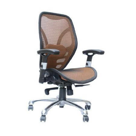 homcom deluxe mesh ergonomic seating office chair - orange homcom deluxe mesh ergonomic seating office chair - orange