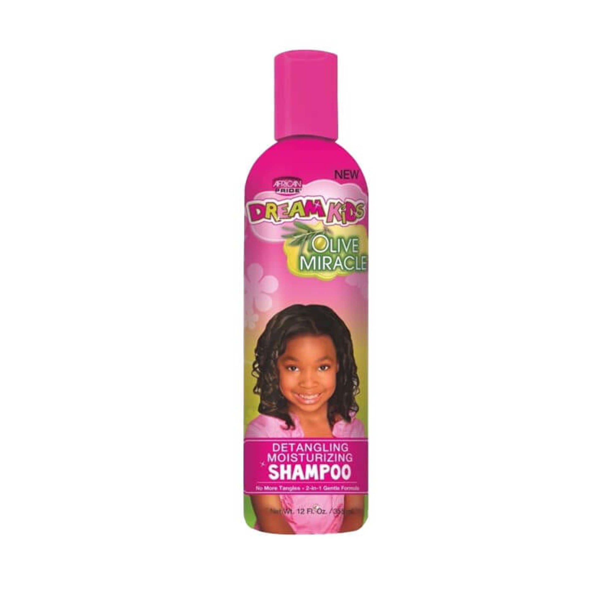 African Pride Dream Kids Olive Miracle Detangling Moisturizing Shampoo (12oz) Hair Care