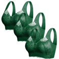 thumbnail image 1 of Women Comfort Lightweight Wireless Bras Correcting Bra For Seniors Plus Size Full Coverage Soft Everyday Bra, 1 of 3