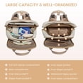 thumbnail image 2 of Mochila para pañales LOVEVOOK con cambiador, 30 L, color beige, 2 of 7