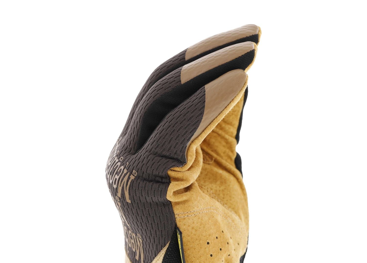 Gants en cuir Mechanix Wear FastFit® (Moyen, brun/noir) Taille moyenne