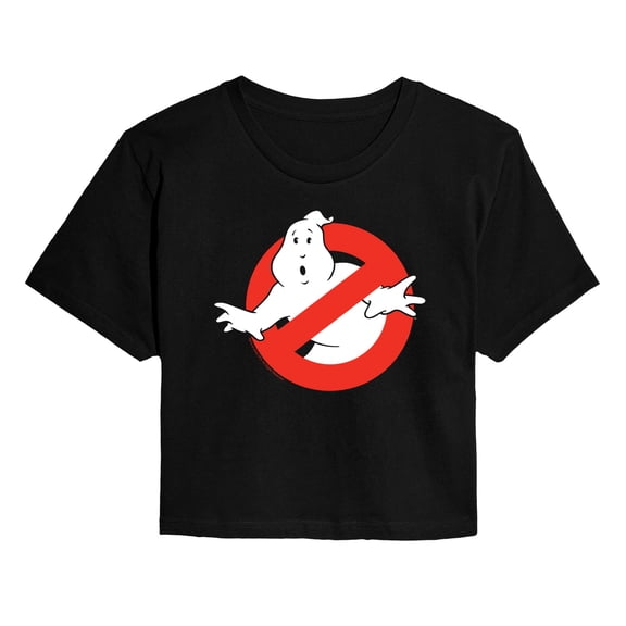 Ghostbusters - No Ghost - Juniors Cropped Graphic T-Shirt