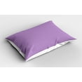 thumbnail image 2 of Ambesonne Pinstripe Pillow Sham 2 Pack, Soft Pastel Stripes, 26"x20", Lavender and White, 2 of 3