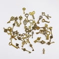 thumbnail image 6 of Haobase 50Pcs Mix Antique Bronze Keys Pendant Assorted Antique Vintage Old Look Bronze Pendants Vintage Key Collectibles Skeleton, 6 of 6