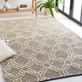 thumbnail image 2 of SAFAVIEH Natural Fiber Amadine Geometric Area Rug, Blush/Black, 6' x 9', 2 of 9