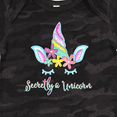 thumbnail image 4 of Inktastic Secretly a Unicorn flowers and horn Boys or Girls Baby Bodysuit, 4 of 5