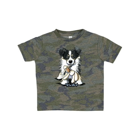 

Inktastic Tri-Color Border Collie Gift Toddler Boy or Toddler Girl T-Shirt