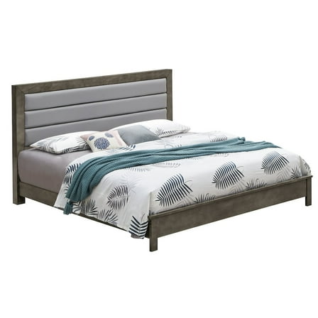 Glory Furniture Burlington King Bed in Gray Color