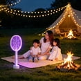 thumbnail image 6 of GJX Electric Fly Swatter Racket,2 in 1 Electric Bug Zapper USB Rechargeable,4000V Indoor Outdoor Mosquitoes Zapper with 5 Layer Safety Mesh,Cordless Insect Killer Trap Home Office, 6 of 7