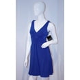 thumbnail image 2 of MARC ANDREW Robe New York à Chaîne, Col en V, Bleu Royal, 2 of 2