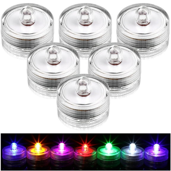 FELTECHELECTR 8 Pcs Color Changing Led Tea Lights Flickering Flameless Battery Operated for People Who Love Romance