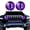 8, variant on Car Stickers,Beast Eyes Headlight Decals Pair,Funny Car Decals,Off Road Vehicles Light Stickers