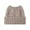 Khaki, variant on Gfyviroh Cozy Women's Cat Ear Beanie Hat Woolen Solid Color Cuffed Hat Outdoor Windproof Knitted Hat