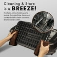 thumbnail image 6 of CUSIMAX Smokeless Grill Indoor Grill Electric Grill, 1800W Portable Korean BBQ Grill with Turbo Smoke Extractor Technology, Non-stick Removable Grill Plate, Great for Party, Brown, 6 of 7