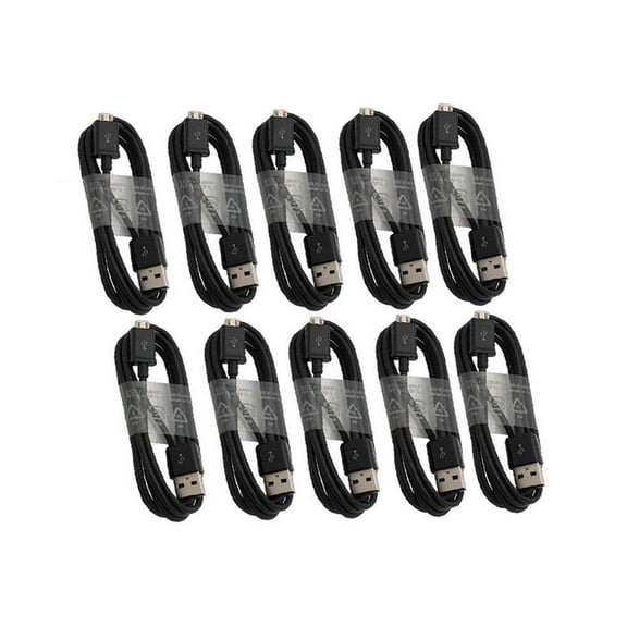 Samsung ECC1DU6BBE/ECB-DU4EBE 5-Feet Micro USB Charging Cable - Original OEM - Black, 2-Pack - New
