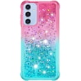 thumbnail image 2 of Case for Samsung Galaxy A15 5G Case Glitter Liquid Cute Clear Shockproof Back Cover,Soft TPU Phone Case for Samsung Galaxy A15 5G Gradient Turquoise, 2 of 15