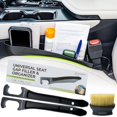 thumbnail image 1 of Organizador para rellenar huecos para asientos de coche ECOMORA con cepillo de limpieza, 1 of 8
