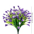 thumbnail image 3 of Ramo de flores artificiales de calas de plástico | Tallos de calas artificiales para decoración de exteriores | Arreglo floral artificial realista para macetas, 3 of 6