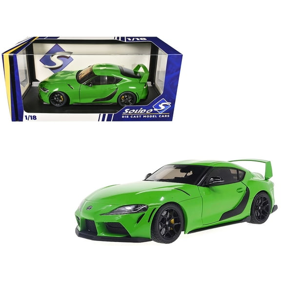 2023 Toyota GR Supra "StreetFighter" Green 1/18 Die Cast Model Car by Solido