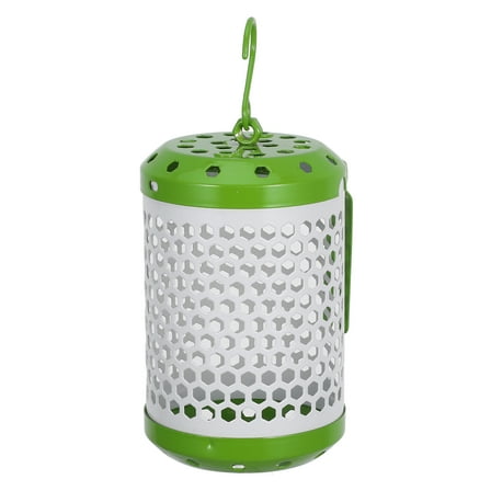 Raindrops Green Reptile Heat Lamp Guard Made from Sturdy Ceramic Material with Adjustable Fit and Safety Features