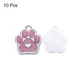 thumbnail image 3 of Cat Dog Paw Charm Footprint Paw Print Charm Alloy Enamel Pendants Pink for DIY Jewelry Making, Crafts, 10 Pack, 3 of 5