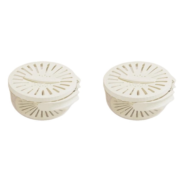 Cuenco para Lavar Frutas y Verduras, Diseño Desmontable, Escurridor, Colador con Asas Plegables, 2 Unidad, A