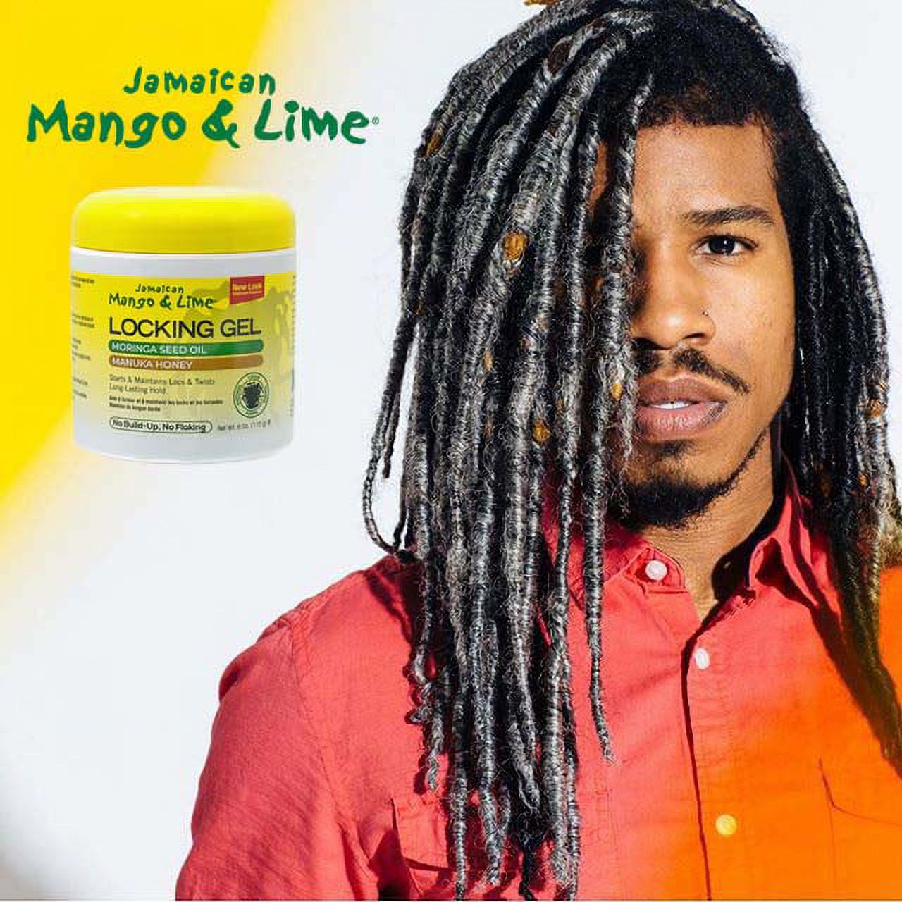Jamaican Mango & Lime Frizz Control Jar Hair Styling & Locking Gel, Unisex, 6 oz - image 3 of 6