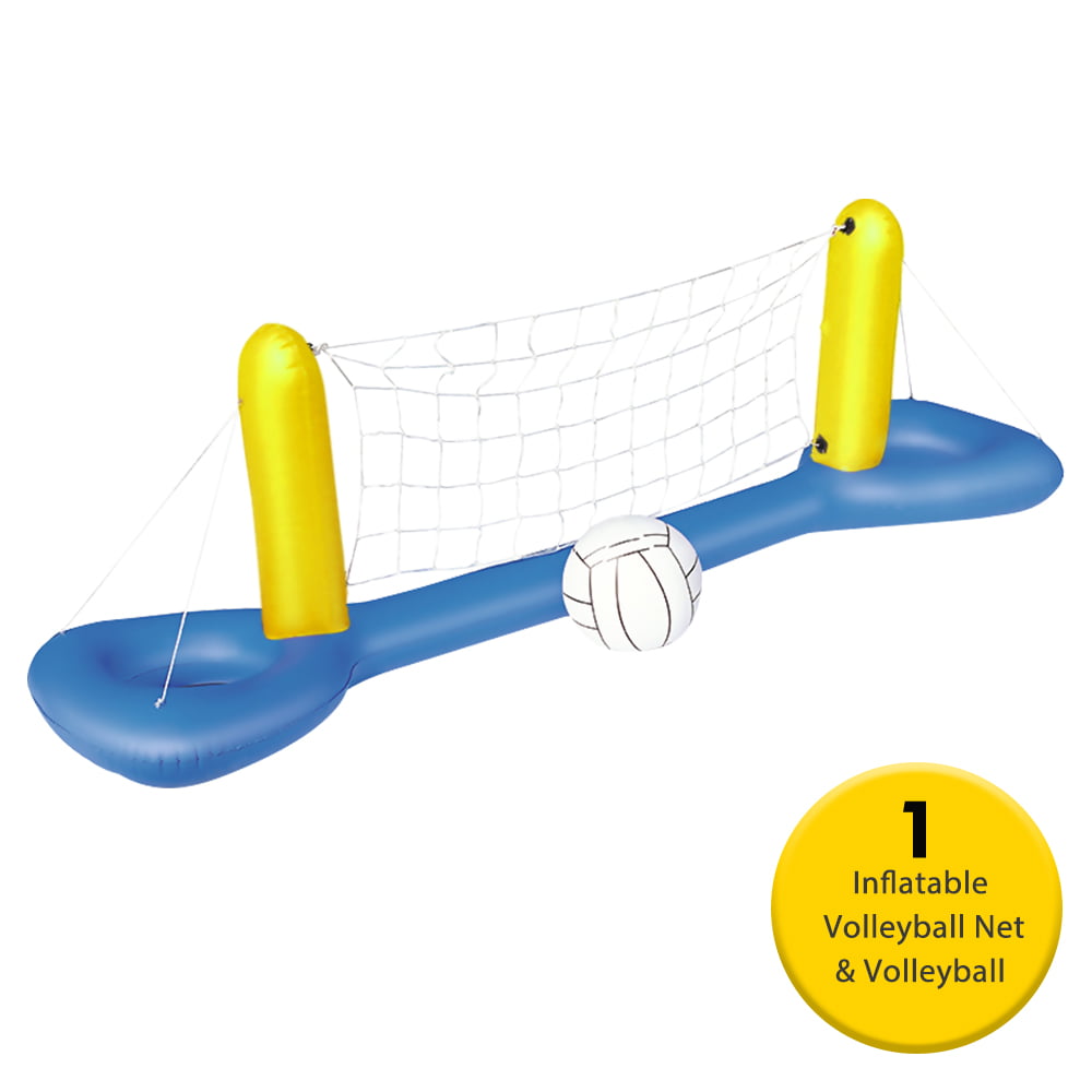 Inflatable Volleyball Net 96.1 x 25.2 inch Volleyball Inflatable Pool ...