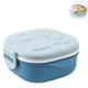 thumbnail image 5 of Yuarrent Fiambrera Universal para el hogar, oficina, escuela, rejilla múltiple, contenedor de alimentos de 400ml, cajas de transporte, cajas de Mostrada Azul, 5 of 6