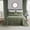 Loden Green, variant on HZ & HY Oversized Queen Bedspread - Shabby Chic Rustic Look - Enzyme Washed, Ultra Soft & Lightweight, Reversible, Cotton/Polyester, 5 Piece, Queen, Toasted Nut