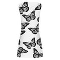 thumbnail image 5 of mtvxesu Robes pour Femmes, Robe Débardeur d'Été Décontractée Ample à Imprimé Floral pour Femmes, Ajourée, Robe de Plage Sans Manches, Robes Chemise, 5 of 5