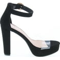 thumbnail image 5 of Top Moda Womens Robin-1 Transparent Lucite Party Dress High Heels Shoes, 5 of 7