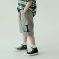 thumbnail image 5 of Kids Cargo Shorts for Kids Stretchy Relaxed Pull-On Summer Clothes Boy 8-9 Shorts Boys, 5 of 6