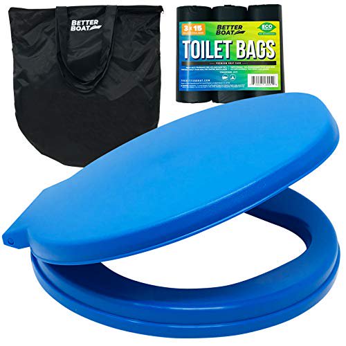 Portable Toilet Bucket Toilet Seat Set for Camping Boating Outdoor