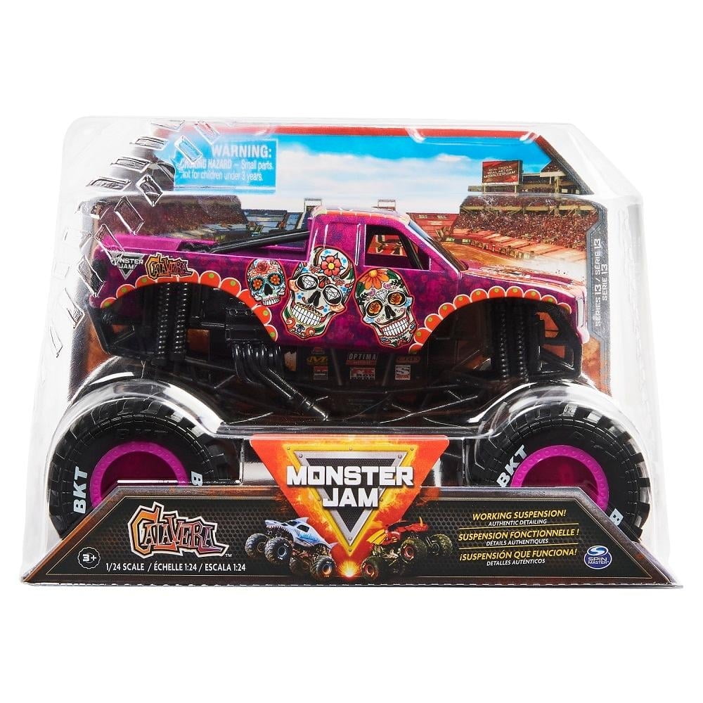 Monster Jam Pista Calavera Hot Wheels Vehículo Spin Master Monster