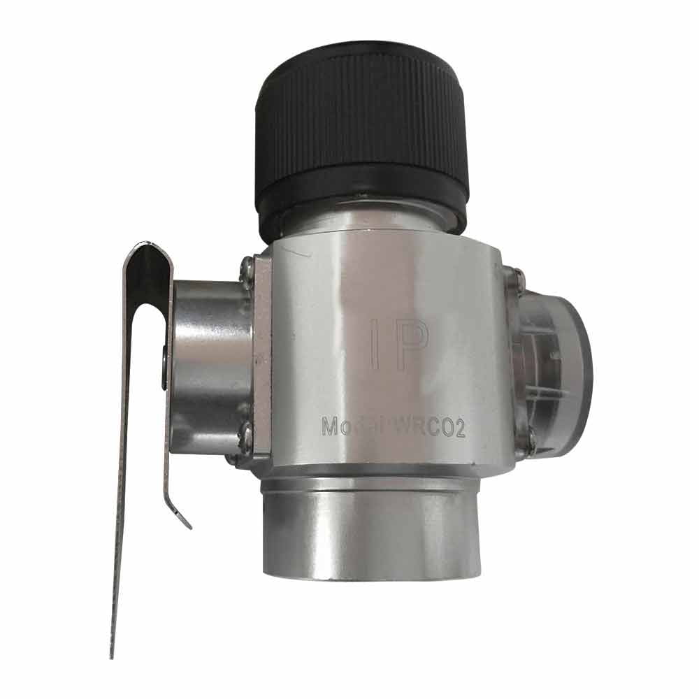 Interstate Pneumatics WRCO2 CO2 Regulator - Solid Aluminum Body 0-125 PSI