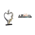 thumbnail image 1 of Escultura Romántica De Pareja De Ciervos Para Dormitorio, Boda, Estantería, Armario, Casa, Jardín, Valla, Exterior, Interior, Porche, Decoración, Adorno Coleccionable, 1 of 8