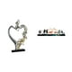 thumbnail image 1 of Escultura Romántica De Pareja De Ciervos Para Dormitorio, Boda, Estantería, Armario, Casa, Jardín, Valla, Exterior, Interior, Porche, Decoración, Adorno Coleccionable, 1 of 8