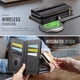 thumbnail image 4 of para Samsung Galaxy S23 FE Billetera Caso con Ranuras  [9 Tarjetas de Efectivo de la Ranura de Cremallera Bolsillo] Cierre Magnético, Correa Desmontable, pata de cabra, RFID Bloqueo & TPU, 4 of 9